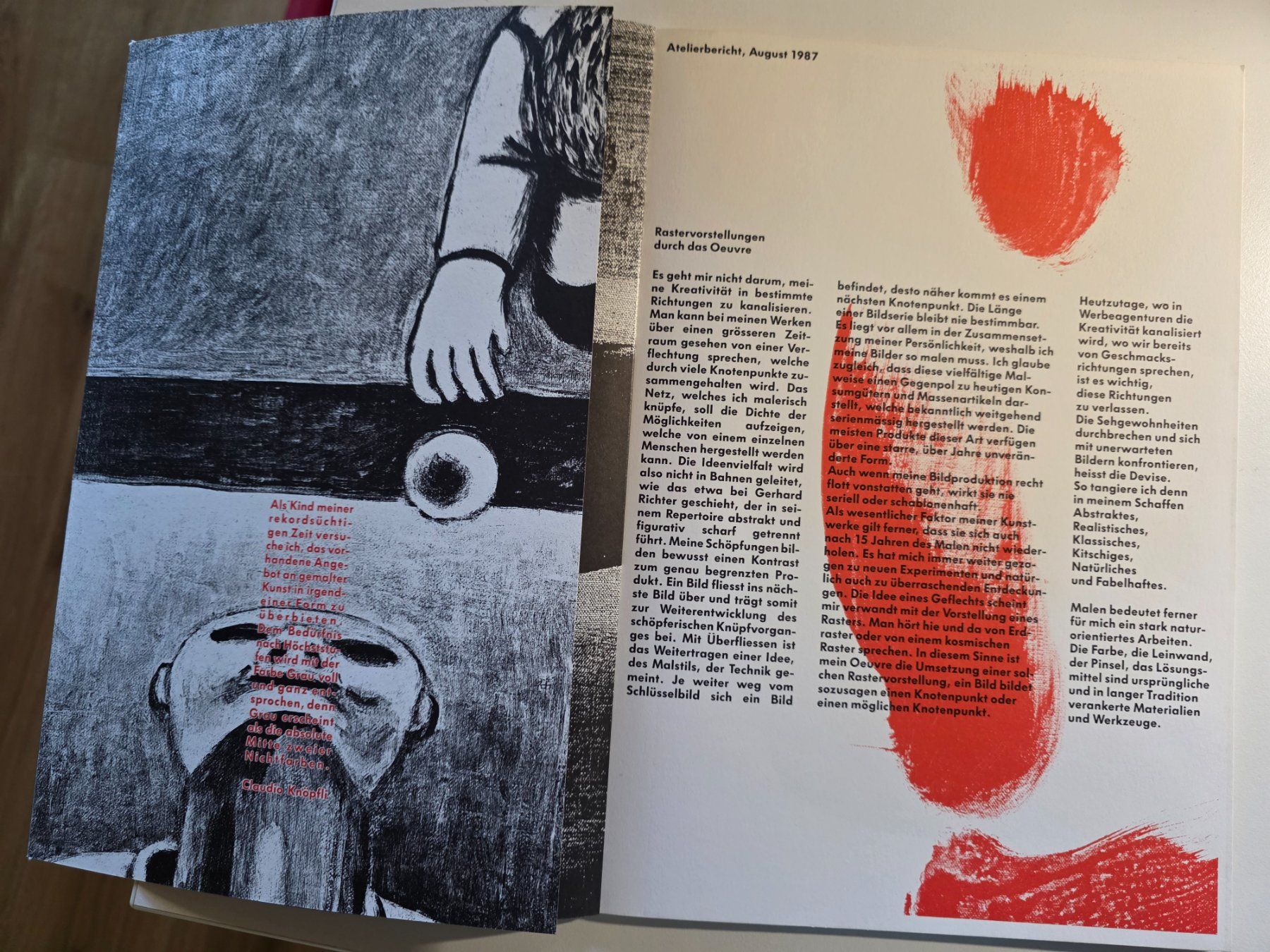 Libri: Claudio Knöpfli - Kunstmuseum Bern 1988 – Usato da Walterswil BE venduto da Lonitti 7