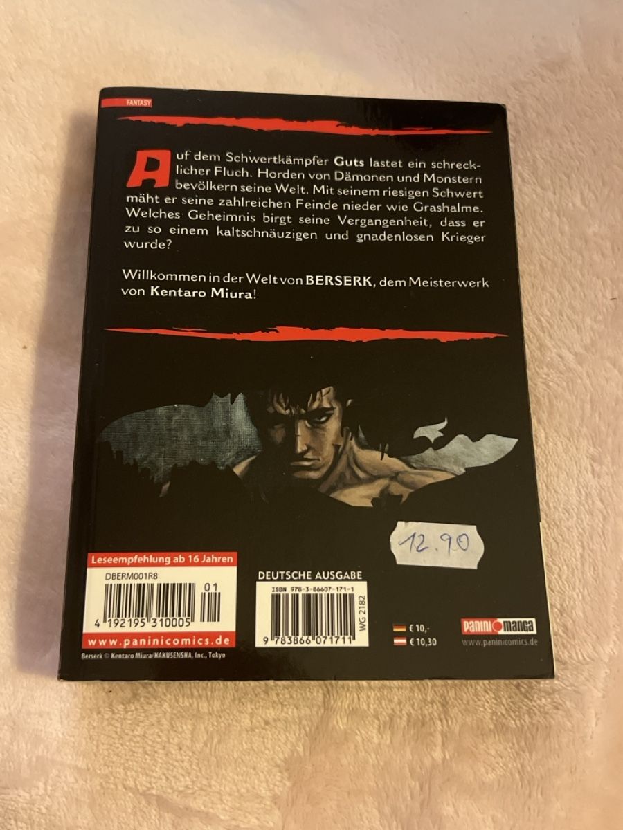 Comics: Berserk 1 deutsch Manga – Gebraucht aus Dänikon ZH von CloudFanGurl 1
