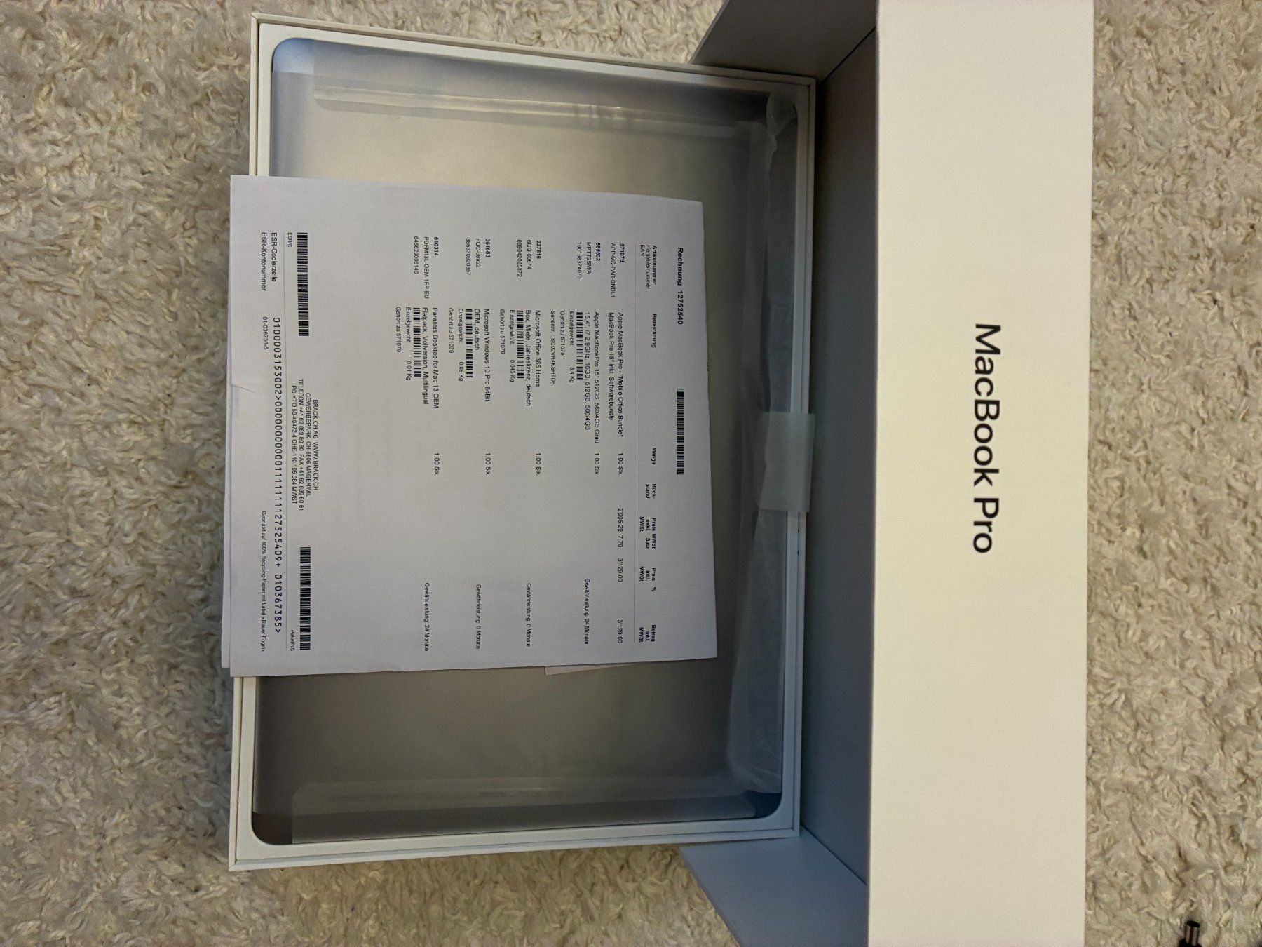 Apple Notebook: Apple Mac Book Pro 15" 512 GB / i7 2.9GHz – Usato da Stans venduto da Nimbuktu 3