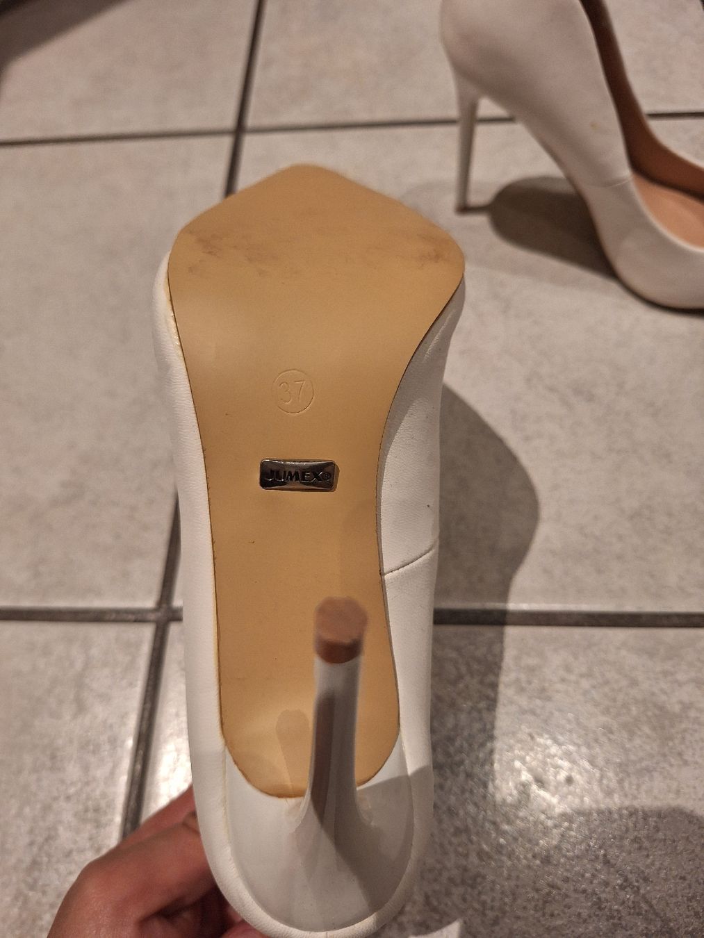 Scarpe da donna: Weisse High Heels, Grösse 37  – Usato da Aarau venduto da Chillkrot 3