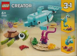 LEGO CREATOR 3 IN 1 31128 DELFINO E TARTARUGA  New