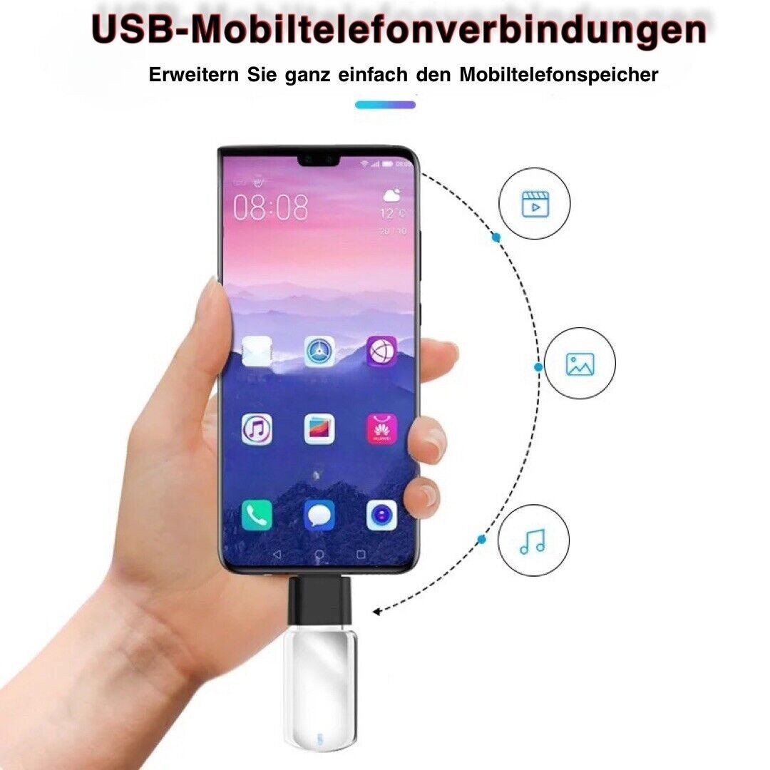 Unità & Adattatore: Buchse USB C auf USB A Adapter handy natel tablet – Nuovo (secondo la descrizione) da Kirchdorf AG venduto da Aarereussshop 5