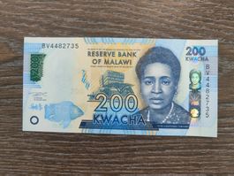 Malawi 200 Kwacha 2022, unc. !!!!!!