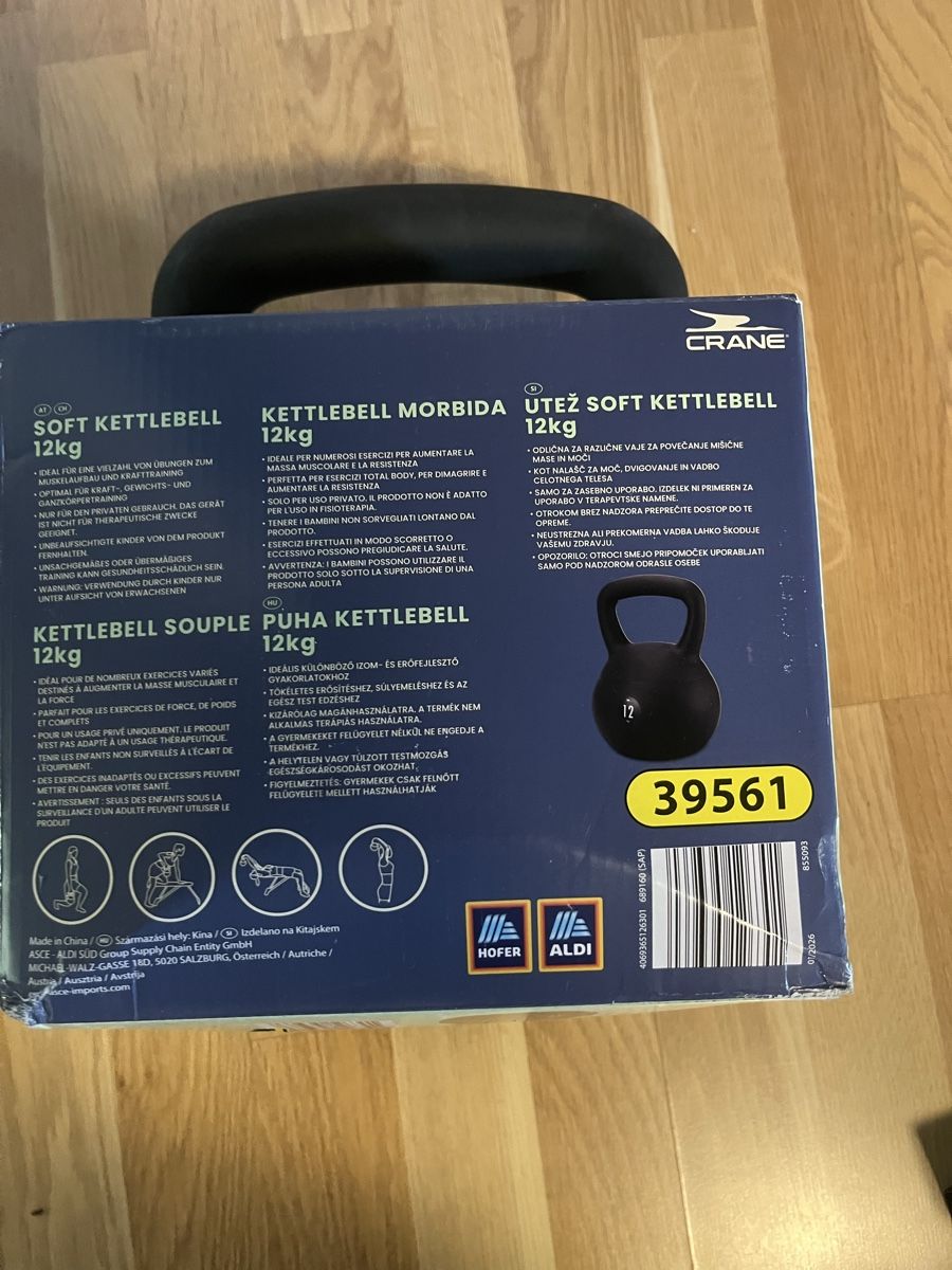Hanteln & Gewichte: Crane Soft Kettlebell 12kg – Neu und originalverpackt aus Moutier von urs_c8ly 1