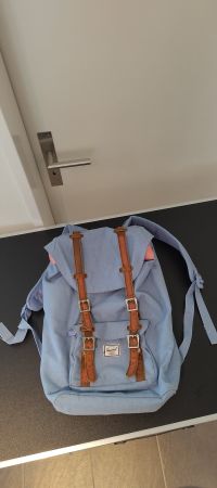 Herschel Rucksack Little America Hellblau Braun