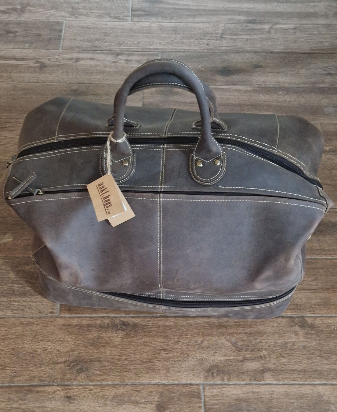 Borse: Reisetasche von Askibags Büffelleder – Nuovo e nell'imballaggio originale da Wyssachen venduto da Yodo 2