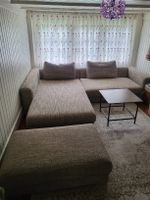 Ecksofa mit Hocker