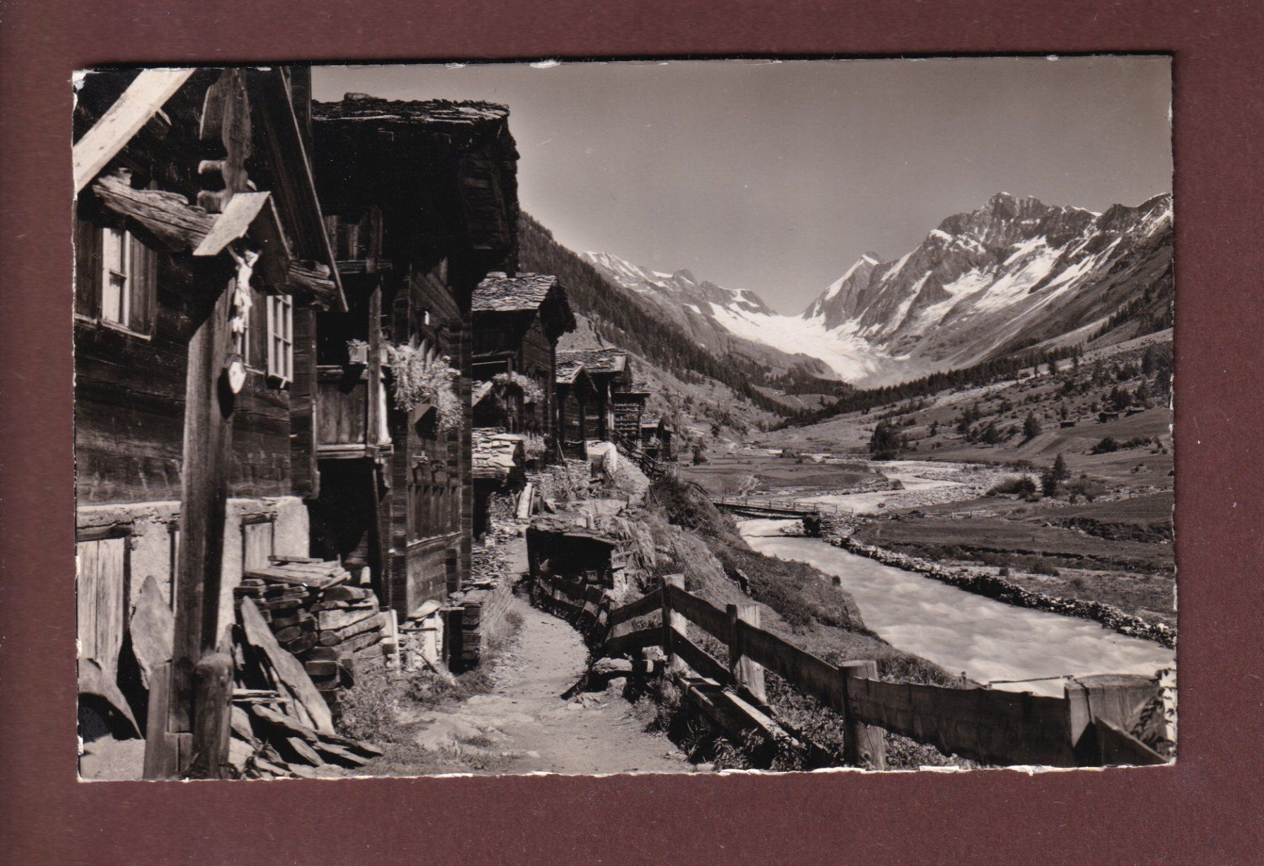 Ansichtskarten: BLATTEN - Lötschenlücke - 1942 – Gebraucht aus Pully von nicecards-shop