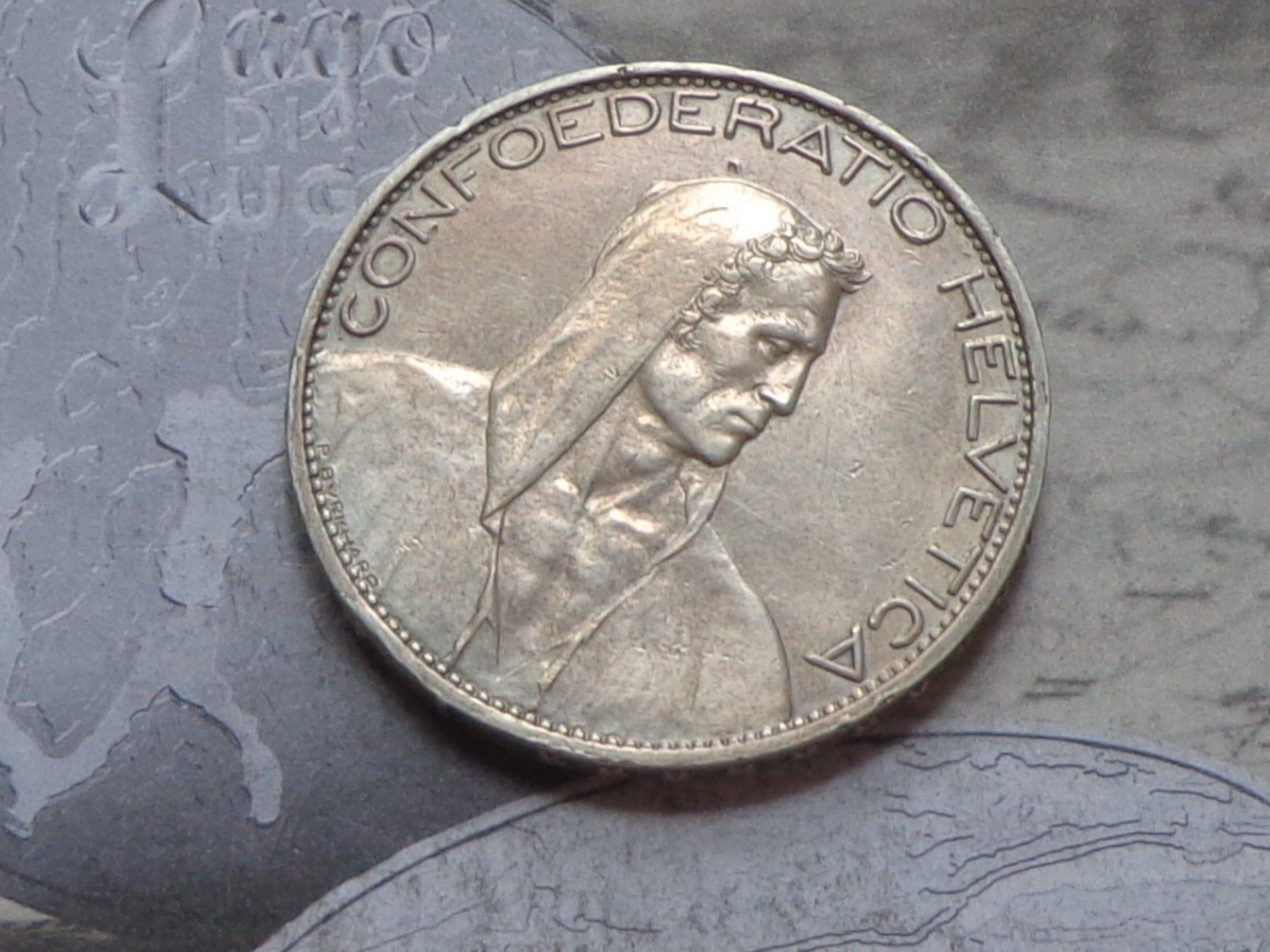 Tutti le monete: 5 Fr. 1925 B - Superbe pièce TOP Qualité – Usato da Pully venduto da UCA01 2