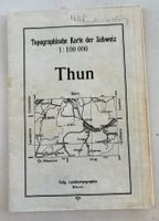 TOPOGRAPHISCHE KARTE 1:100000 THUN VON 1934
