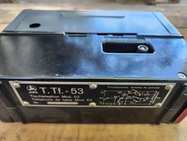 Feldtelefon AWZ T.Tf.-53 schwarz guter Zustand original