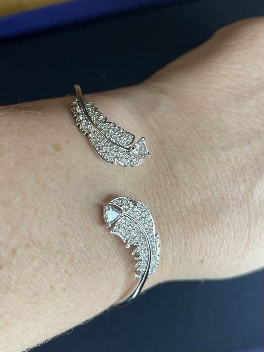 Swarovski Bracciali & Braccialetti: Swarovski Armreif Federn NICE – Nuovo (secondo la descrizione) da Goldach venduto da pikay 2