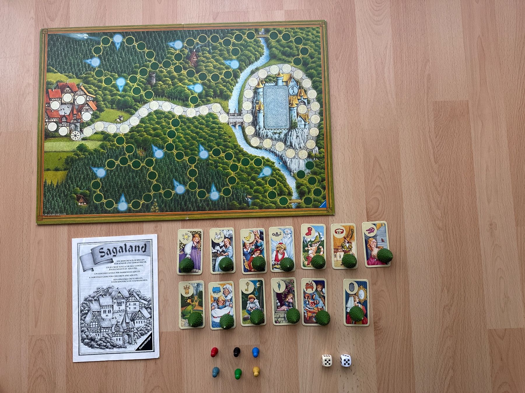 Ravensburger Giochi: Sagaland - Ravensburger ORIGINAL 1982 – Usato da Schwarzenburg venduto da mezulienka 3