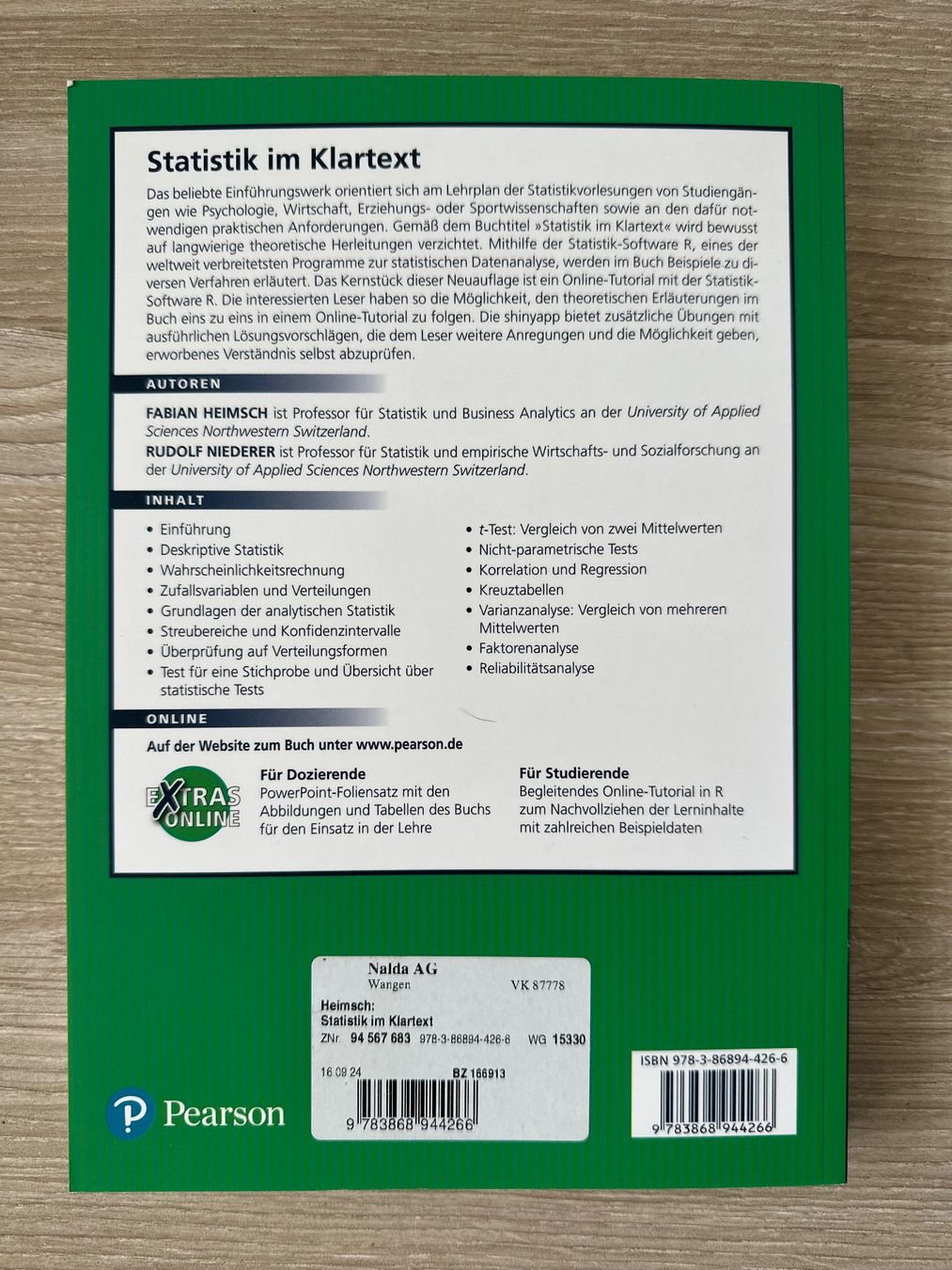 Bücher: Statistik im Klartext – Neu (gemäss Beschreibung) aus Biel/Bienne von noarech. 2