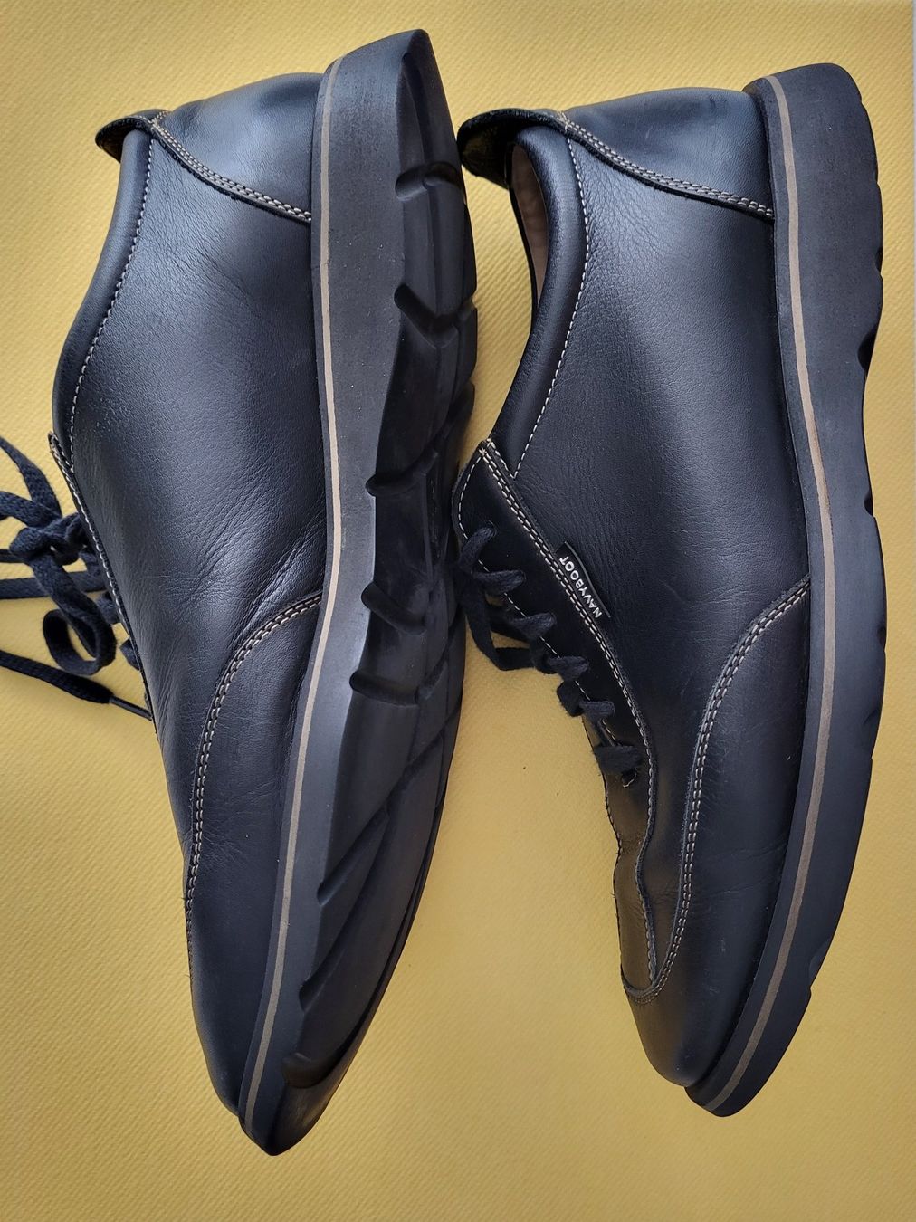Navyboot Herrenschuhe: Halbschuhe Navyboot mit hellen Stepnähte, dunkelbraun – Gebraucht aus Eschlikon TG von Hirzliblick 2
