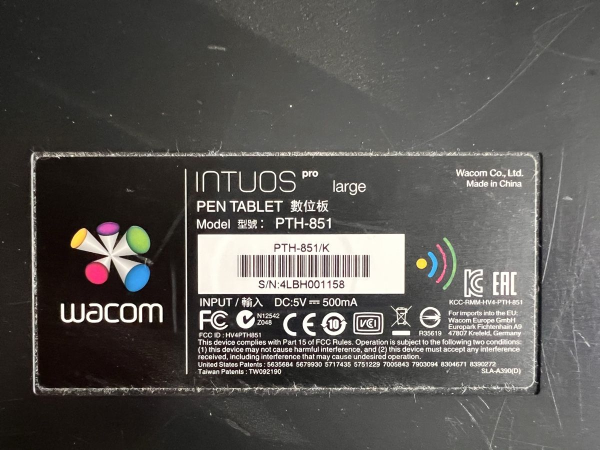 Wacom Tablet PC: WACOM Intuos Pro Large mit Stift – Usato da Neuenkirch venduto da Asia57 1
