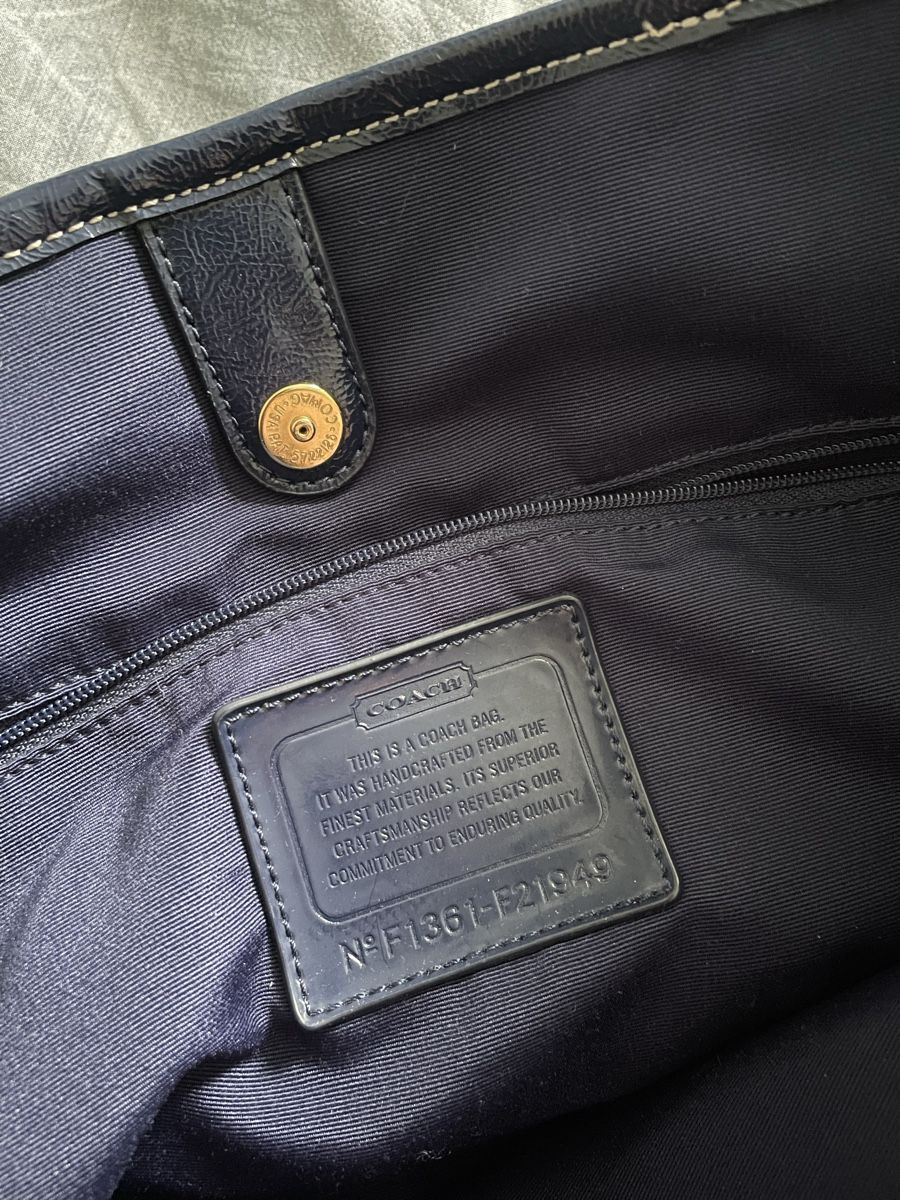 Coach Borse da donna: Vintage Coach Tasche navy/khaki monogram Y2K – Usato da Steinhausen venduto da mel_8hrx 5