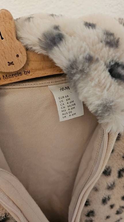 H&M Strampler: Flauschiger Overall Leopard Grosse 68 – Gebraucht aus Strengelbach von Ciinci 3
