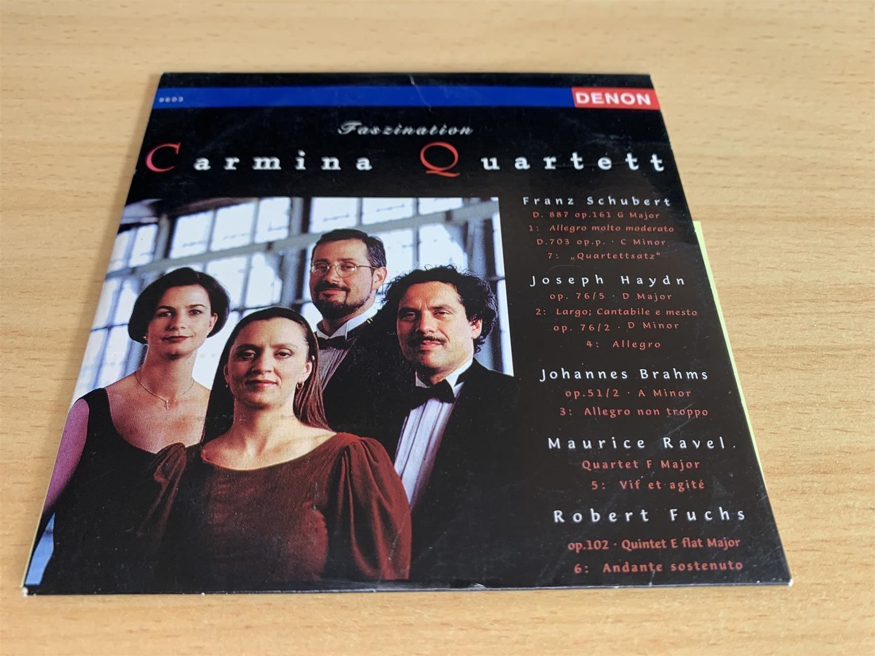 CD: Carmina Quartet - Faszination – Usato da Rikon im Tösstal venduto da Alpenmutz