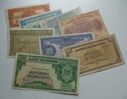 Lot ++ 8 Stück alte Banknoten aus Österreich