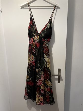 Silk/ Seiden Sommerkleid geblühmt