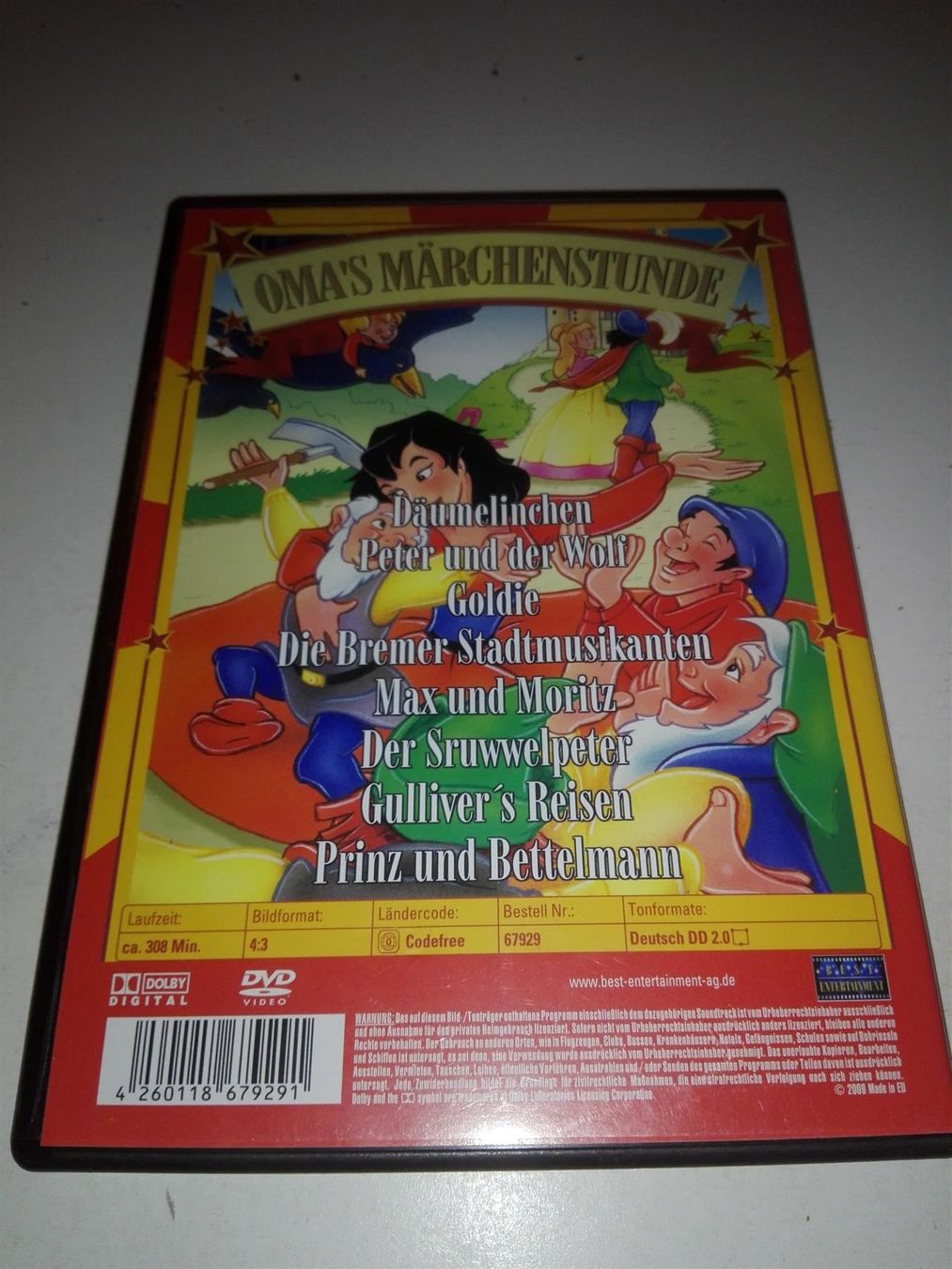 Tutti i DVDs: Oma's Märchenstunde   (8-Märchen-DVD) – Usato da St. Gallen venduto da elk2020 4