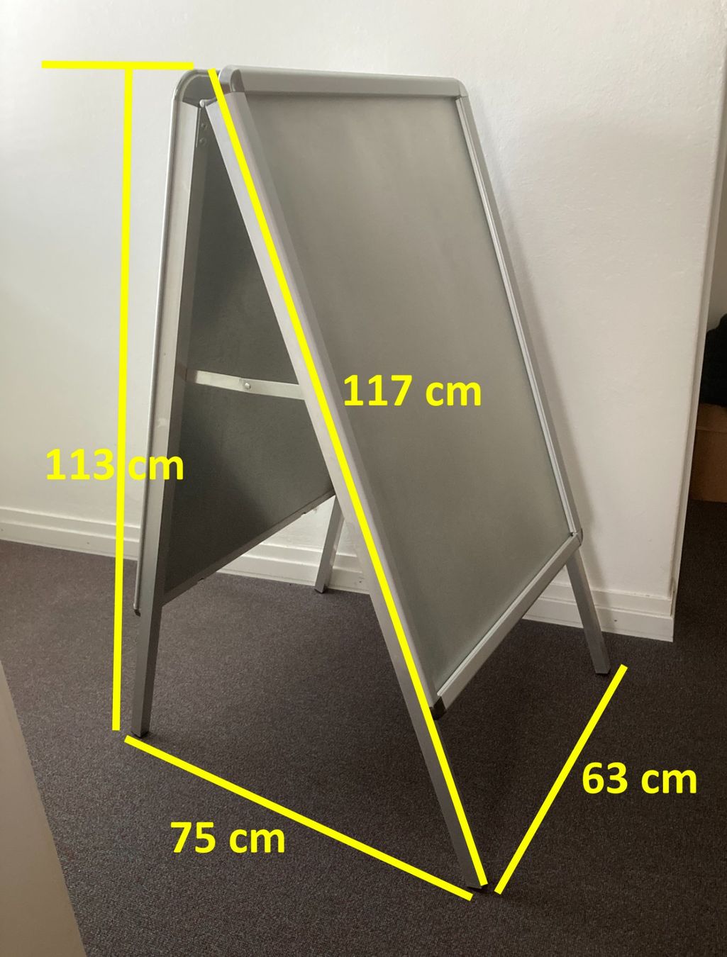 Allestimento di negozi e stand fieristici: Kundenstopper / Stelltafel – Nuovo (secondo la descrizione) da Luzern venduto da flexibus77 1