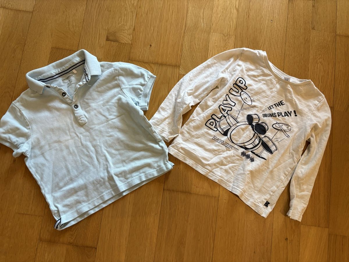 Camicie, T-shirt & Polo: 2er.-Set Gr. 104 (ca.3- 4J) – Usato da Oberhofen am Thunersee venduto da ver_n9w9