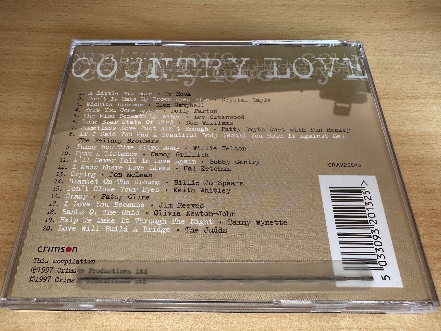 CD: N2 Various Artists - Country Love – Usato da Rikon im Tösstal venduto da Alpenmutz 1