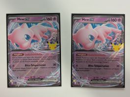 2x Mew ex (30C 066) 30 Jahre DE
