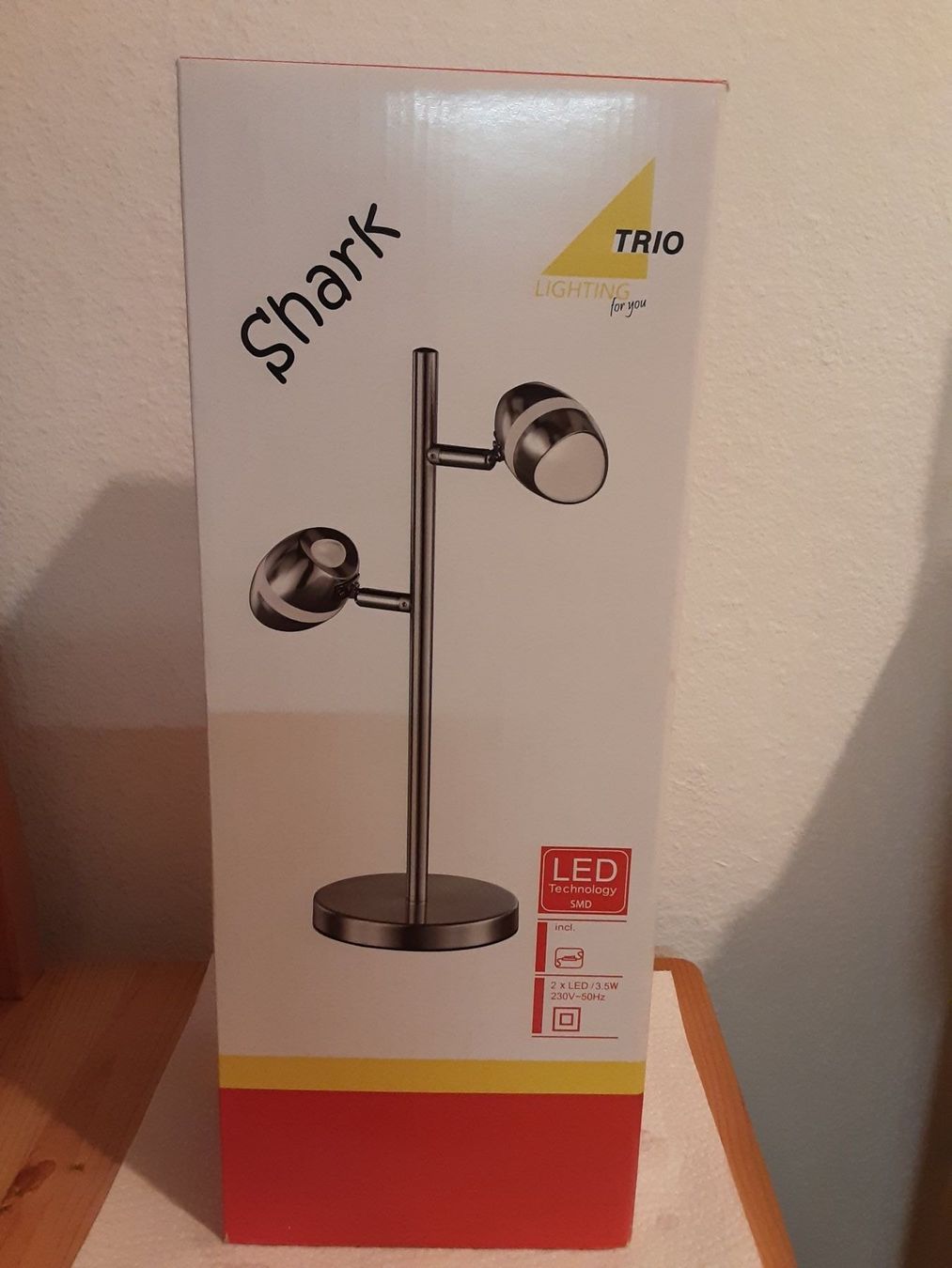 Lampade: Trio Leuchten LED Tischleuchte Shark – Nuovo e nell'imballaggio originale da Glattfelden venduto da Roman2504 3