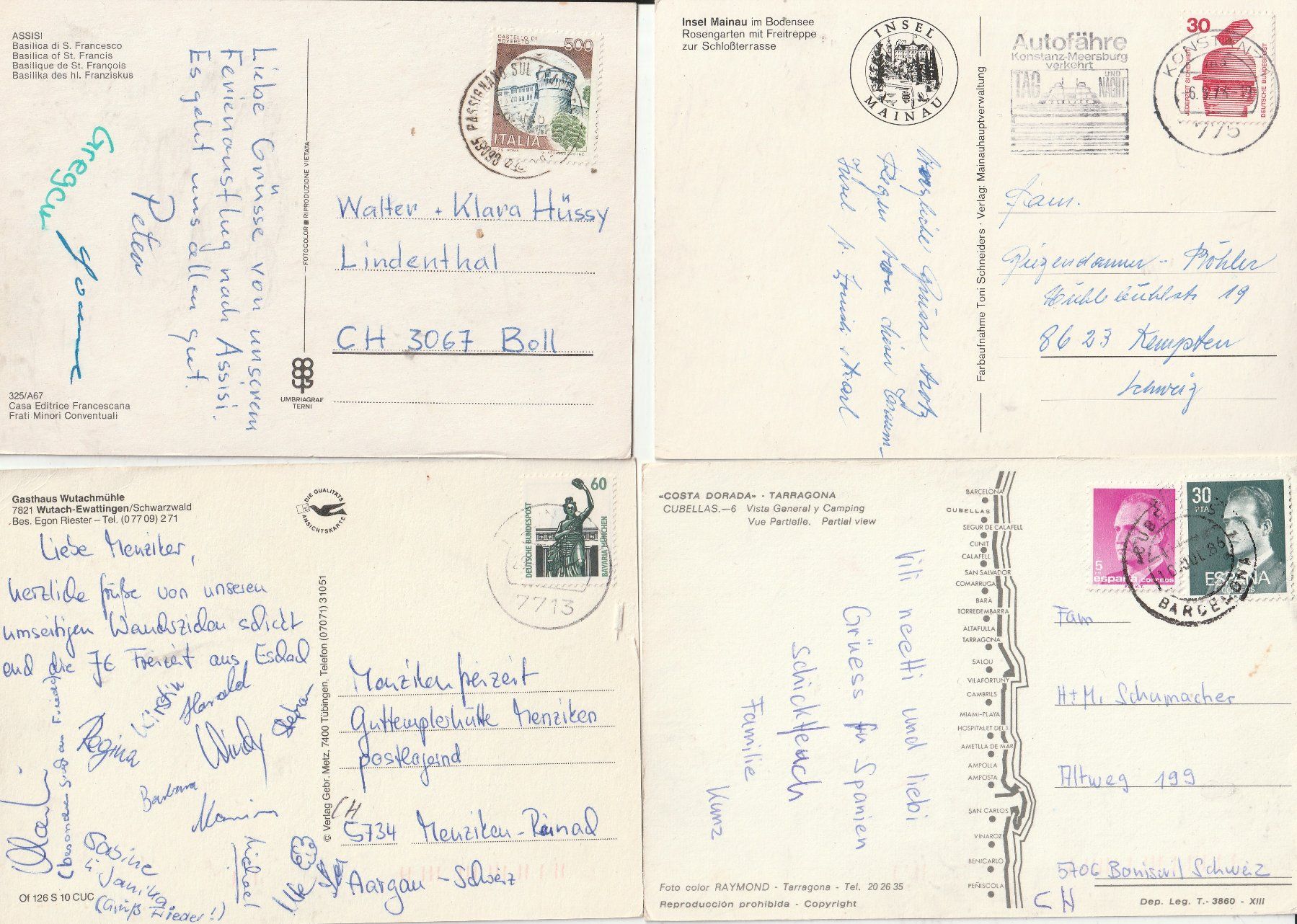 Cartoline postali: 24 Karten Welt – Usato da Lumbrein venduto da made02 5