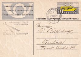 Automobil-Postbureau Schönenwerd - Niedergösgen 1943