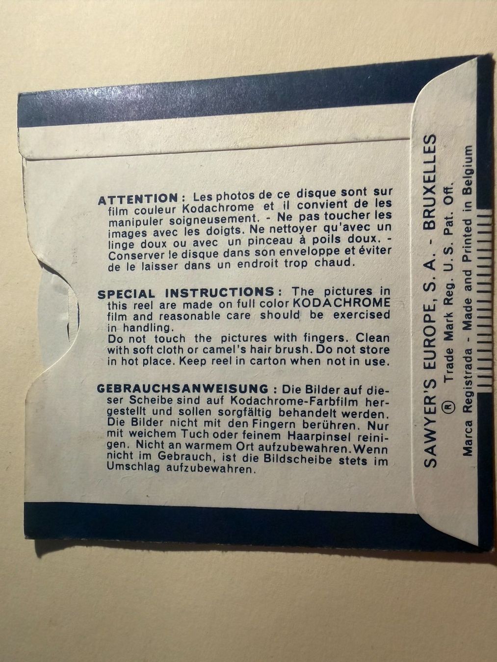 View-master Giocattoli: View-Master 3D: Nr. 2030 WINTER IN AROSA – Usato da Tegerfelden venduto da siebenmacky 1