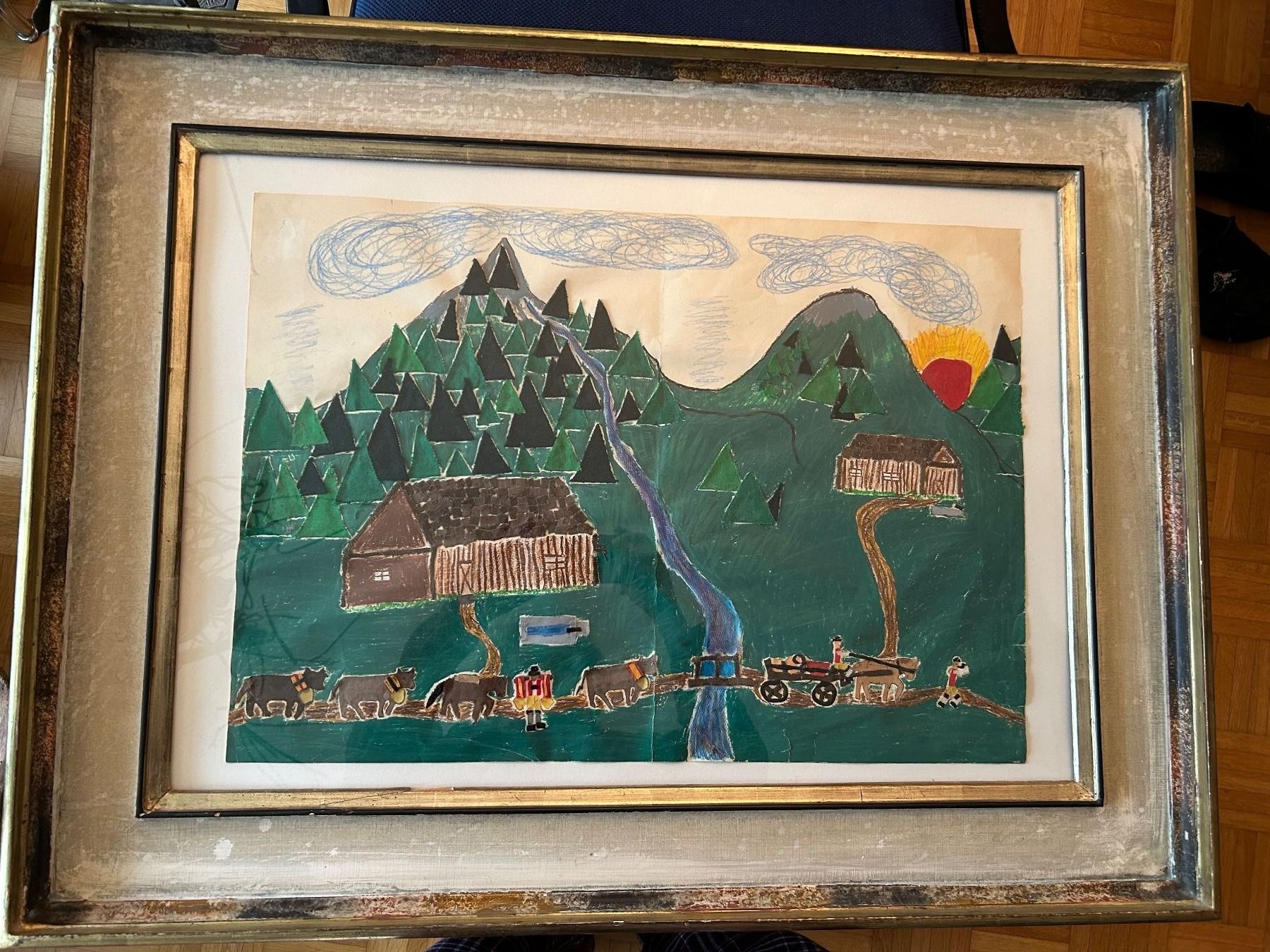 Dipinti: Appenzeller Malerei Collage – Usato da rotkreuz venduto da baudisch