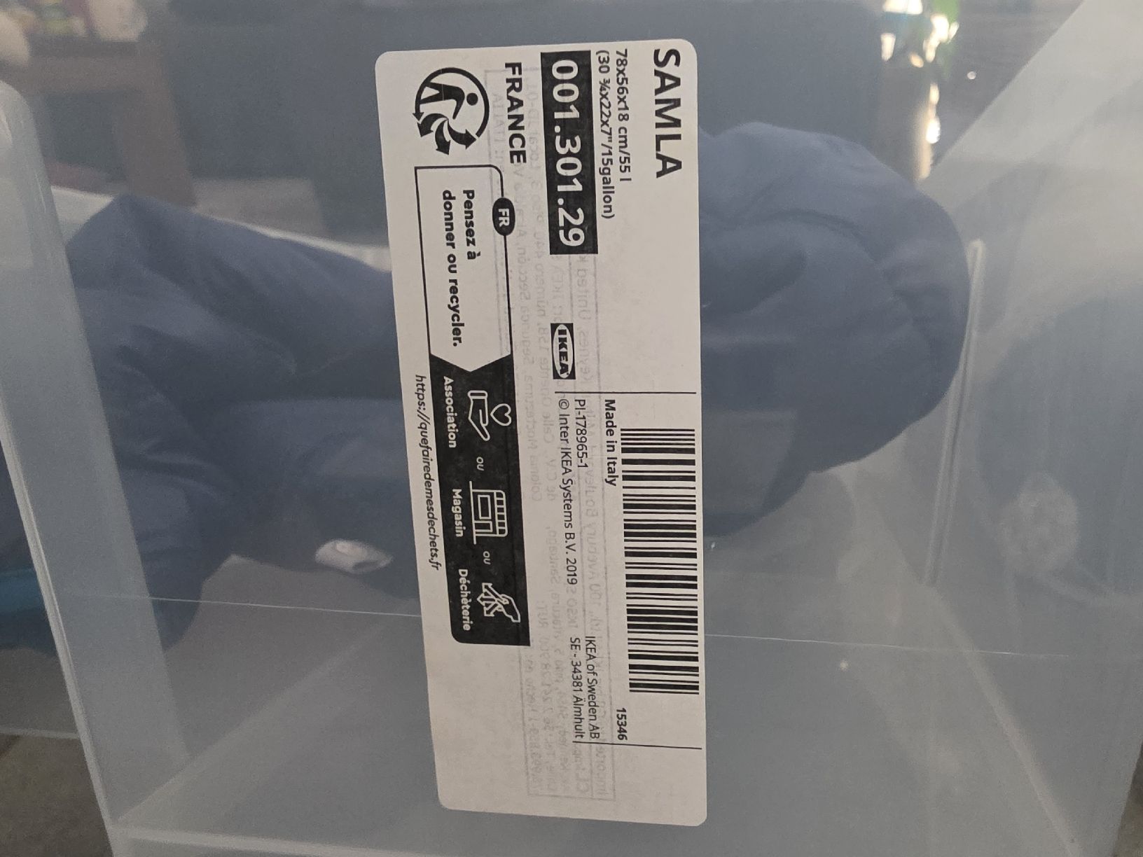 Ikea Contenitori & Simili: Aufbewahrungsbox transparent mit Deckel gebraucht – Usato da Zweidlen venduto da VG159 1