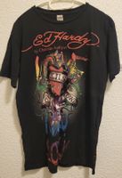 Ed Hardy T-Shirt, Schwarz, Grösse L - Top Zustand!