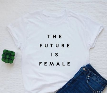 "The Future is Female" T-Shirt,  Grösse XS