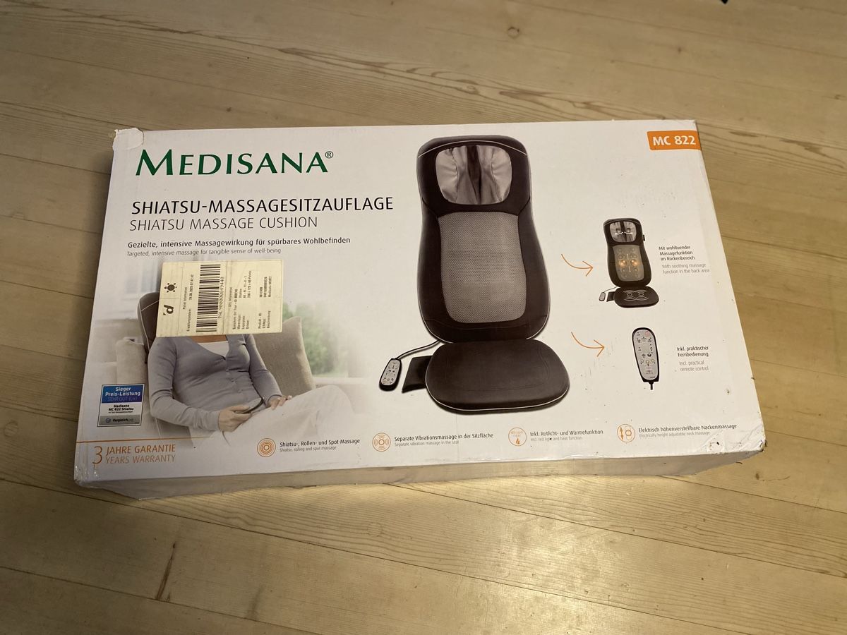 Medisana Dispositivi per massaggi: Medisana Shiatsu Massagesitzauflage – Usato da Oberrieden venduto da sumbus 1