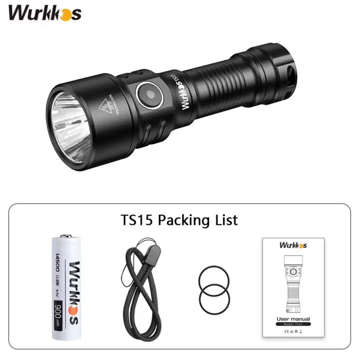 Lampade: Neu: Wurkkos TS15 Mini Thrower – Nuovo e nell'imballaggio originale da Arbon venduto da Helmuth 9