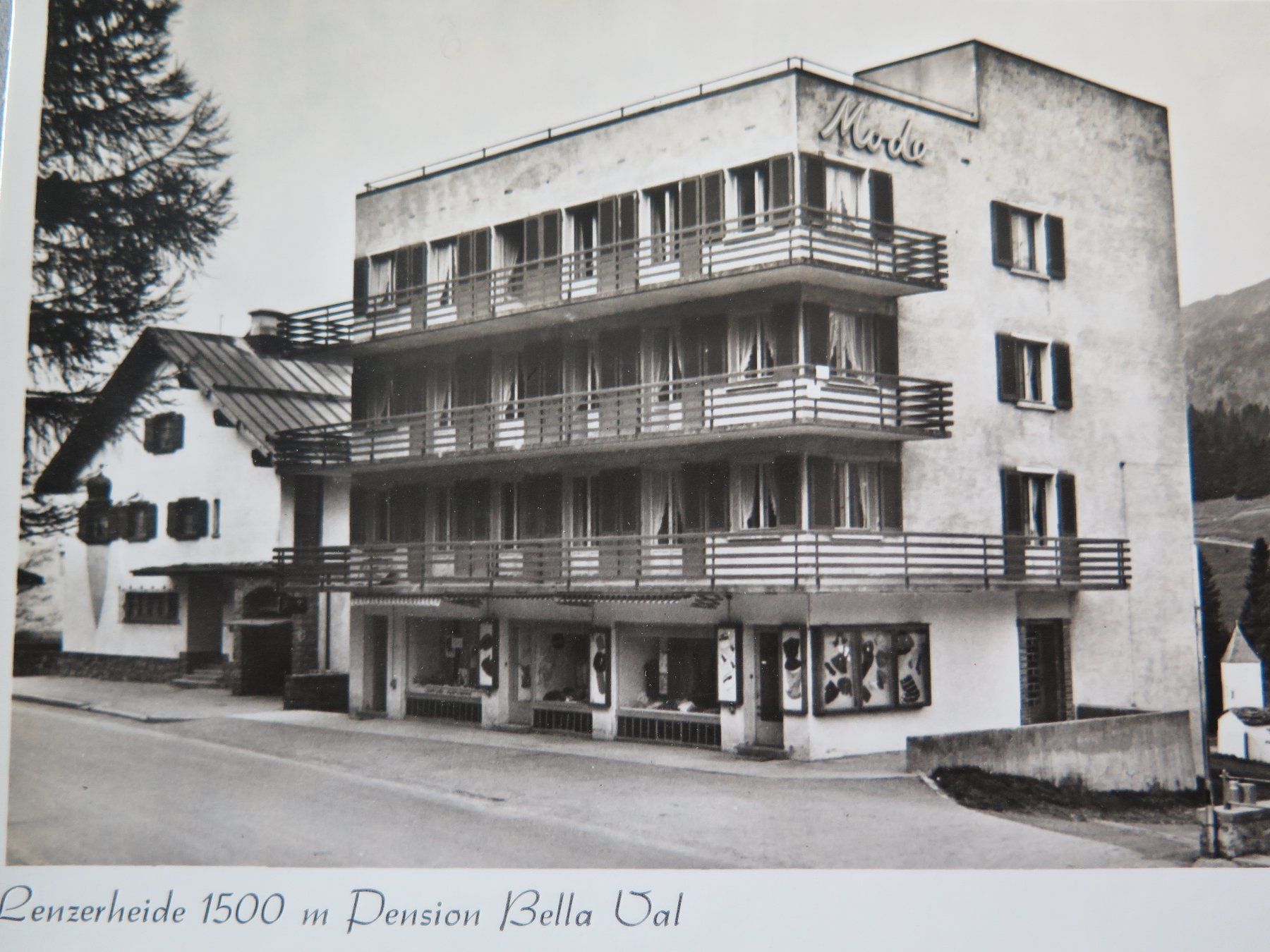 Cartoline postali: LENZERHEIDE - PENSION BELLA VAL – Usato da Wittenbach venduto da lipasal 1