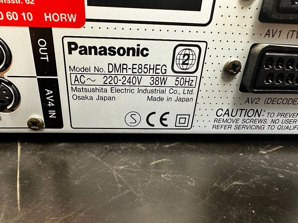 Tutti i DVDs: Panasonic DMR-E85HEG – Usato da Horw venduto da Bucher_AG_Horw_ 1