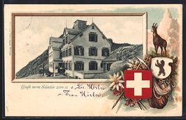 Säntis, Hotel auf dem hohen Säntis, Ge