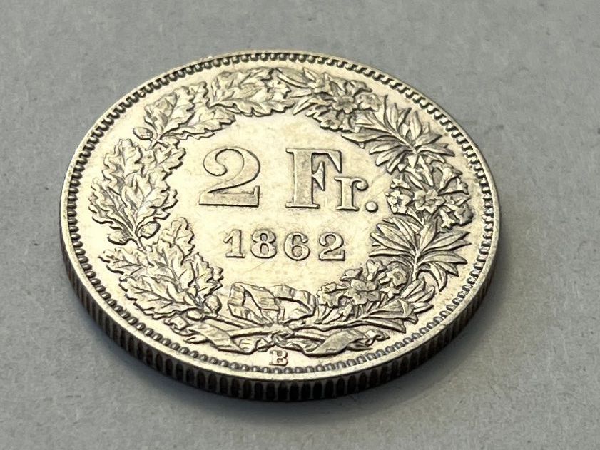 Tutti le monete: 2 Franken 1862, Vorzüglich!!! – Usato da Tägerwilen venduto da Beata1sager 1