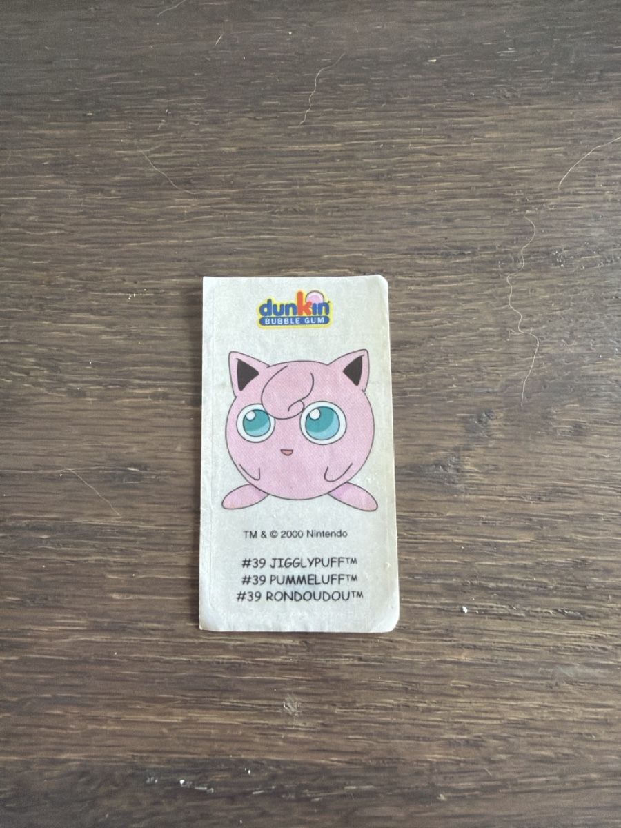 Pokémon Carte collezionabili: Pokemon Dunkin Bubble Gum Jigglypuff – Usato da Binz venduto da leo_bzh5