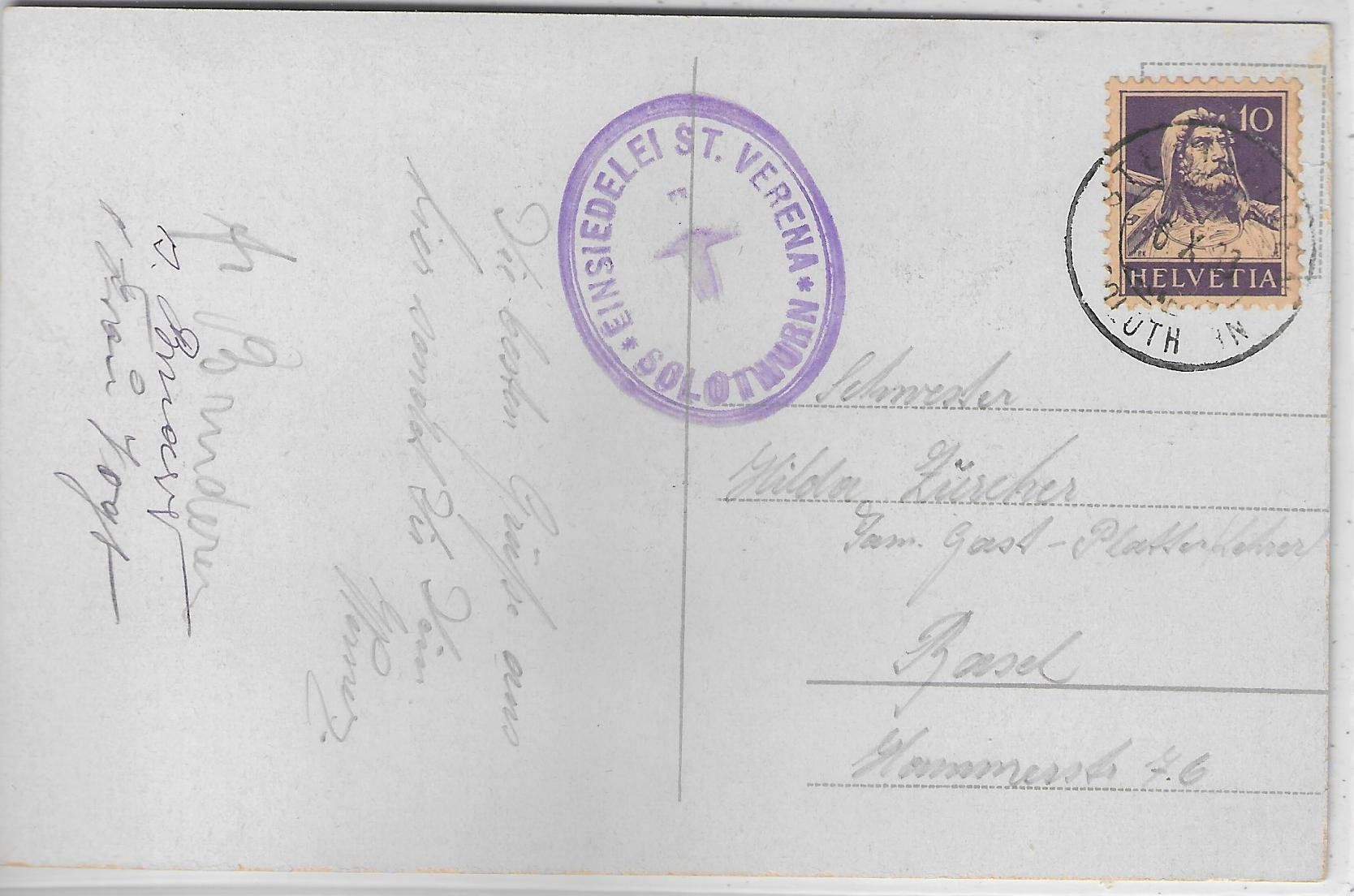 Cartes postales: Solothurn - Einsiedelei St. Verena – D'occasion à Ettingen par Kartenplanet 1