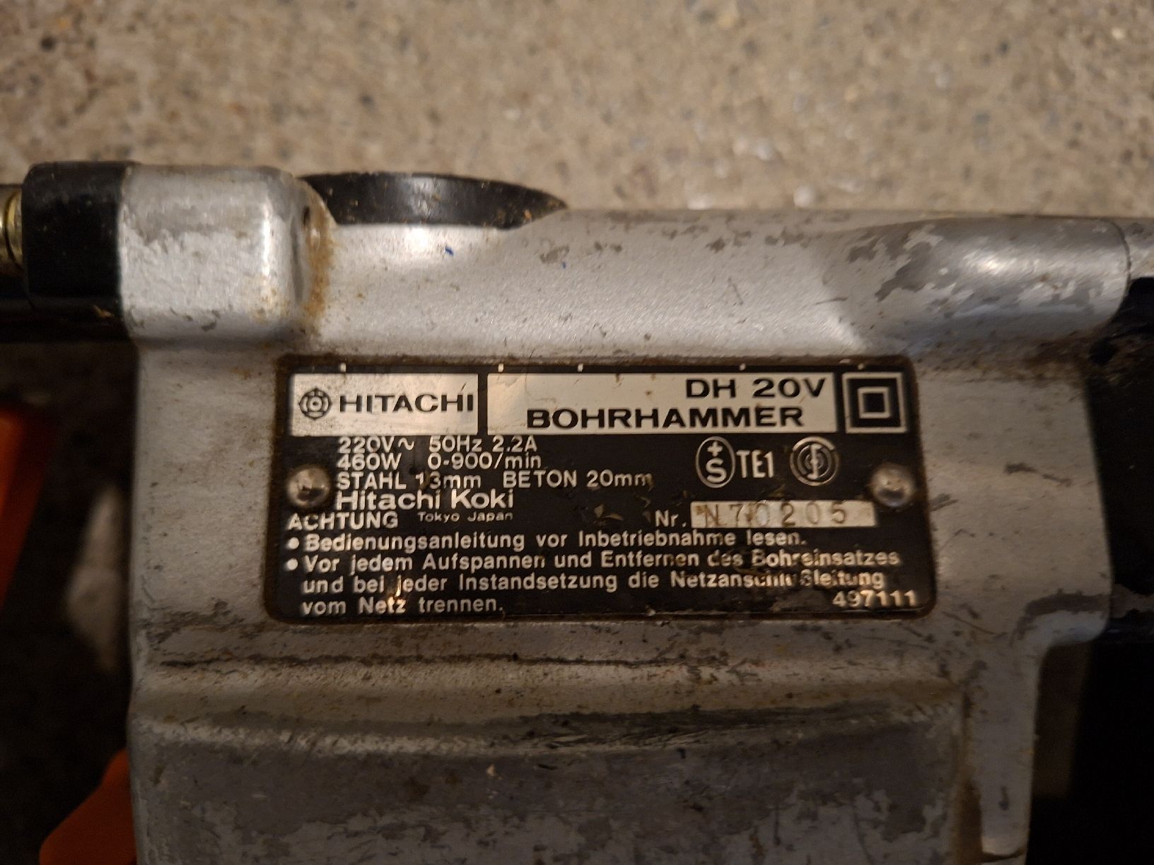 Hitachi Trapani: Bohrhammer Hitachi DH 20V – Usato da Pfäffikon ZH venduto da TT-33 2