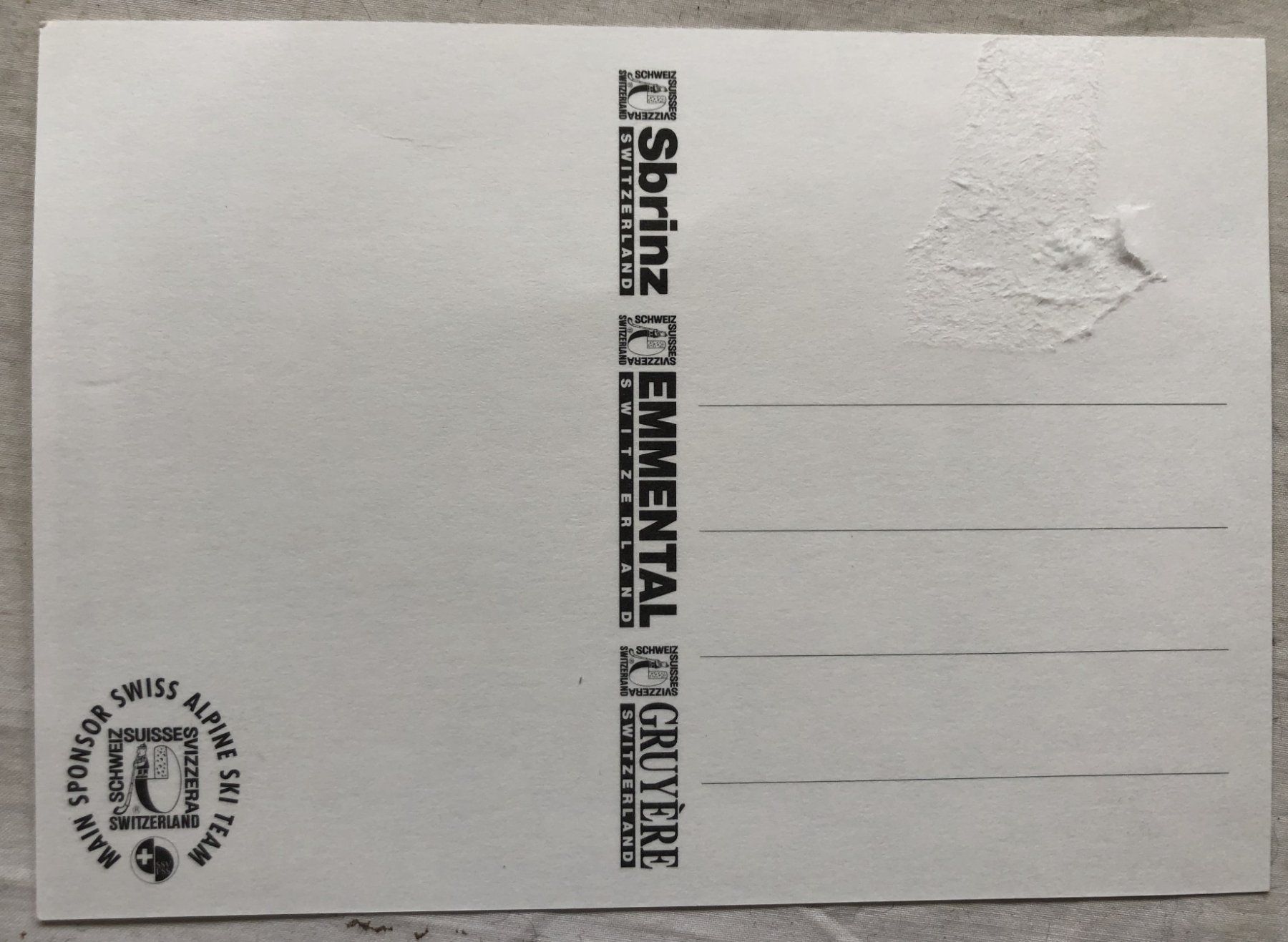 Autografi: Orig. Autogramm - HEIDI ZURBRIGGEN – Usato da Schaffhausen venduto da durruti 1