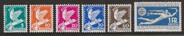1932 : Serie Nr. 185 - 190 postfrisch ** KP 150.--