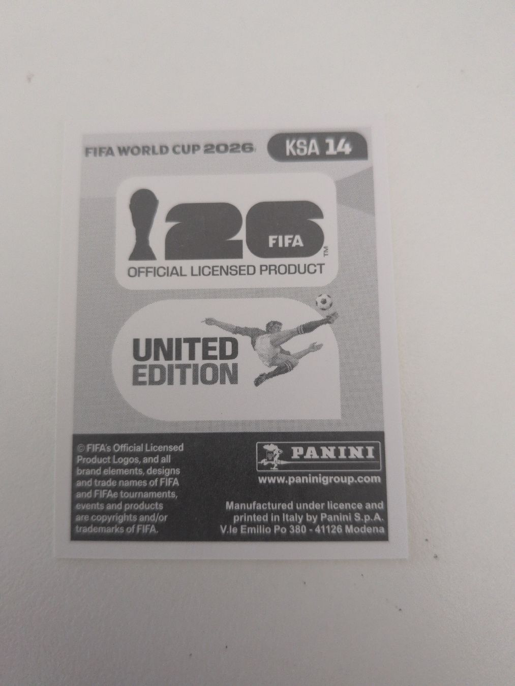 Panini Cartes à collectionner: KSA 14 – D'occasion à Wermatswil par oo8 1